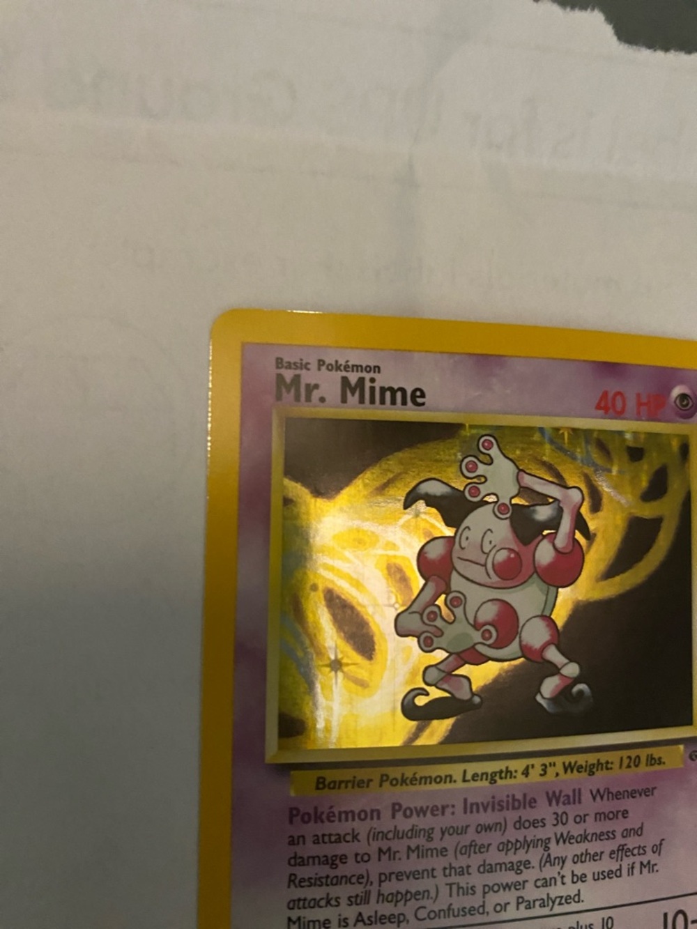 MR. MIME - 6/64 - Jungle Set - Holo - Pokemon Card - Picture 5 of 15